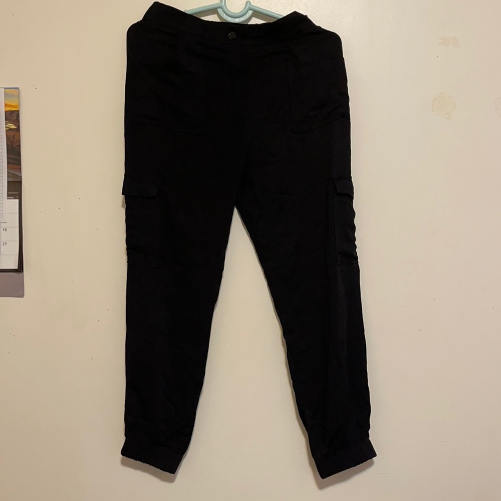 Fashion nova black cargo pants